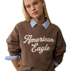 American Eagle Outfitters Logo Crewneck Sweatshirt